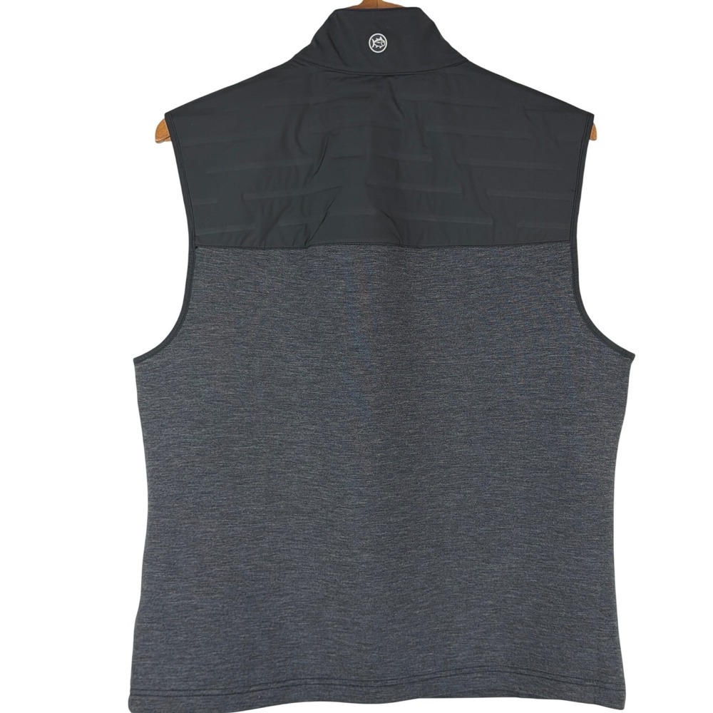 Southern‎ Tide Mens Caviar Black Coligny Quilted Vest Size S - Picture 4 of 14